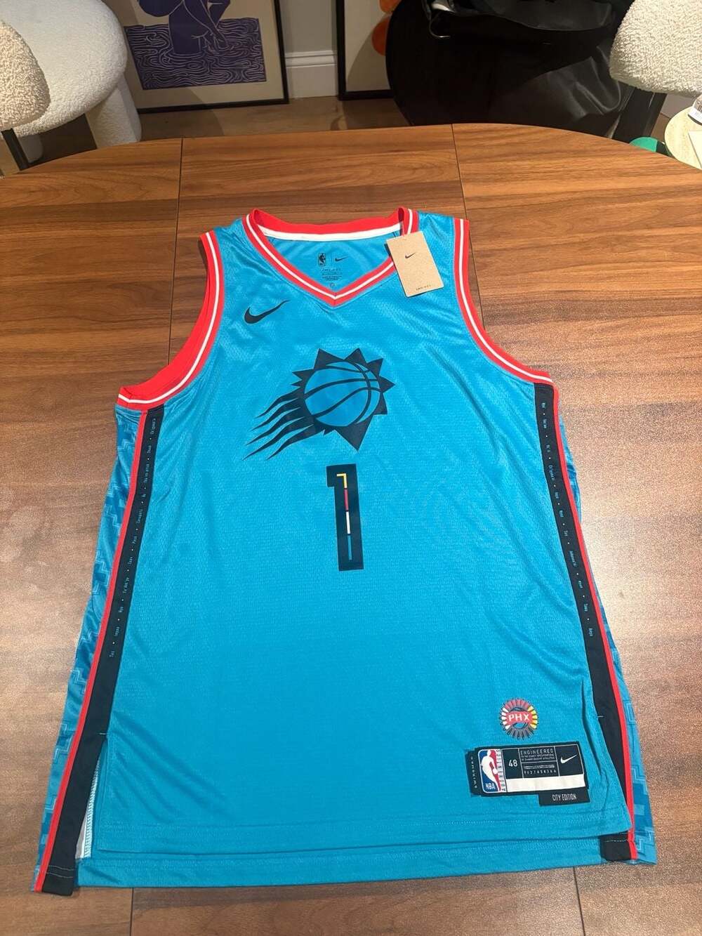 Nike Devin Booker Phoenix Suns City Edition Swingman Jersey Size L